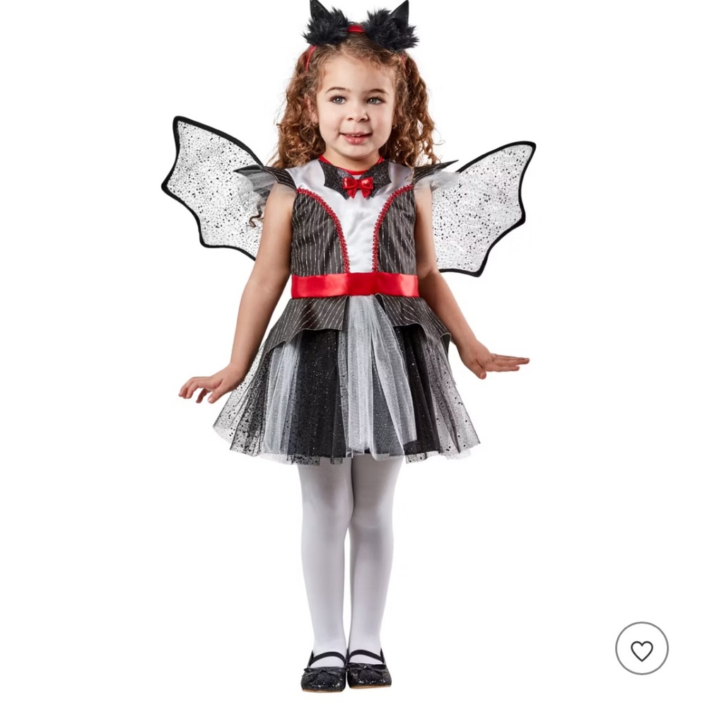 Rubies Halloween Bat Girl's Costume Size Small 5-7 years NWOT